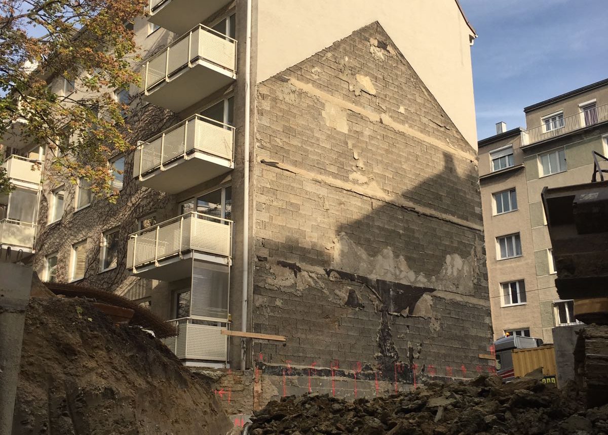 Lückenverbau von Wohnhaus in Wien