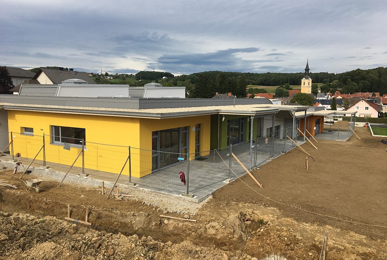 Fertigstellung: Neubau Kindergarten und Kinderkrippe in Grafendorf