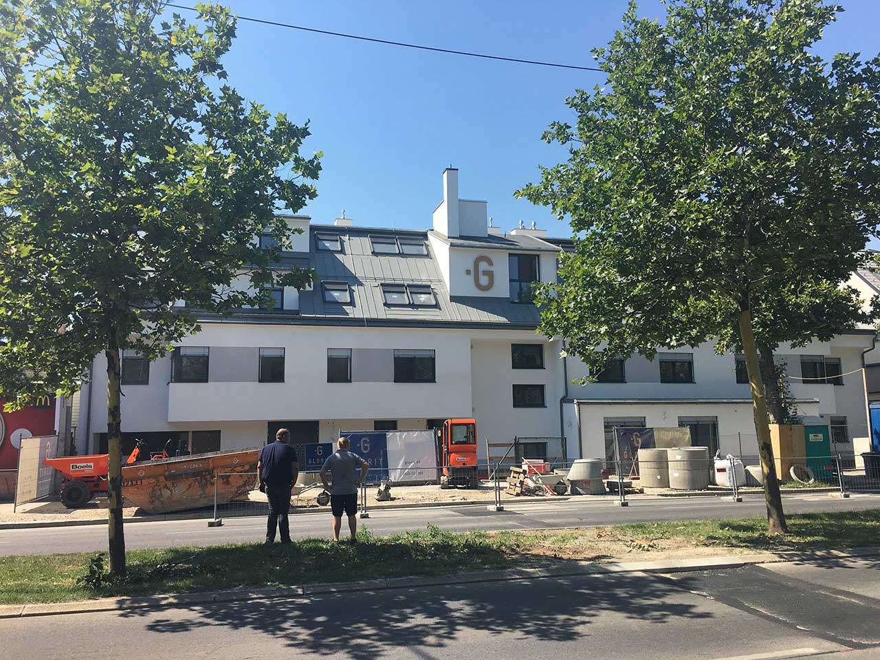 Neubau einer Wohnhausanlage in der Großenzersdorfer Straße, Wien
