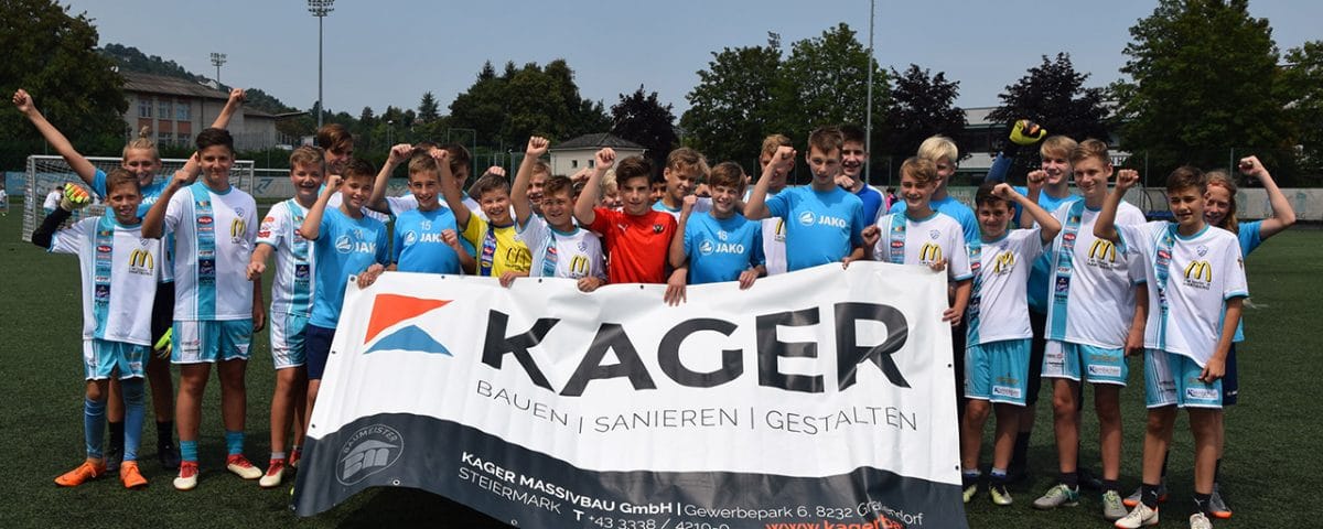 Juniors Hartberg unterstützt von Kager Bau